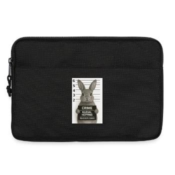 Criminal Rabbit - Laptop bag 13" - black - Front