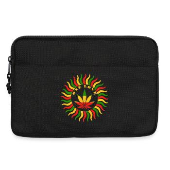 Emblème vibrant de l’amour du cannabis - Sacoche pour ordinateur portable 13 pouces - noir - Devant