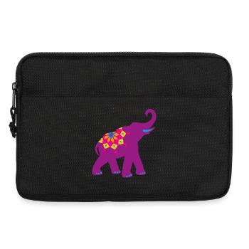 Yoga Meditation Mandala Indien Tierliebe Namaste - Laptoptasche 13" - Schwarz - Vorne