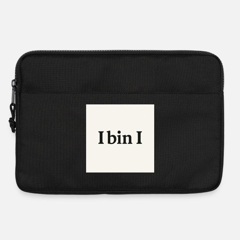 Humorous I Am I Statement Design - Laptop bag 13" - black