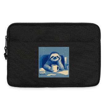 Manager im Faultiermodus - Laptoptasche 13" - Schwarz - Vorne