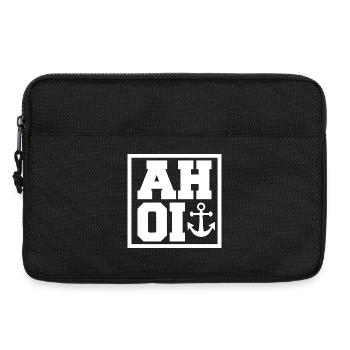 Ahoy sailor - Laptop bag 13" - black - Front
