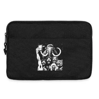 Savage Lion Pride Digital Art - Laptop bag 13" - black - Front