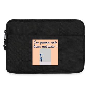 Bike Cycling Break - Laptop bag 13" - black - Front