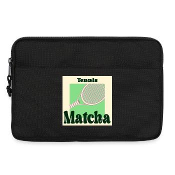 Tennis Matcha Thé Vert - Sacoche pour ordinateur portable 13 pouces - noir - Devant