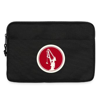 Hafenkran Silhouette 04 - Laptoptasche 13" - Schwarz - Vorne