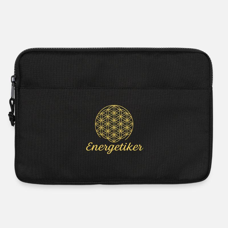 Blume des Lebens - Energetik - Laptoptasche 13" - Schwarz