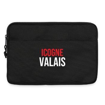 Icogne Valais T-Shirt - Sacoche pour ordinateur portable 13 pouces - noir - Devant