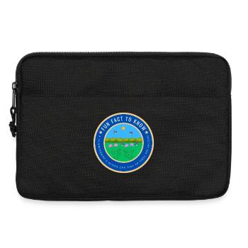 A hummingbird's wings can flap 80 times per second - Laptop bag 13" - black - Front