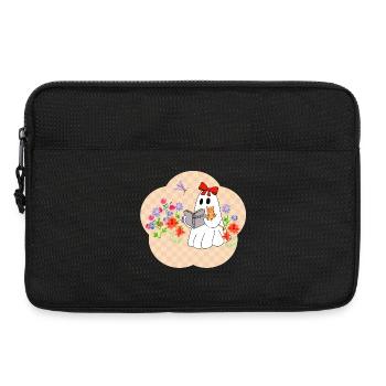 Lire Fantôme avec chat - Sacoche pour ordinateur portable 13 pouces - noir - Devant