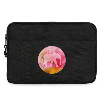 Yoga Holi Festival Elephant Power om Namaste Inde - Sacoche pour ordinateur portable 13 pouces - noir - Devant