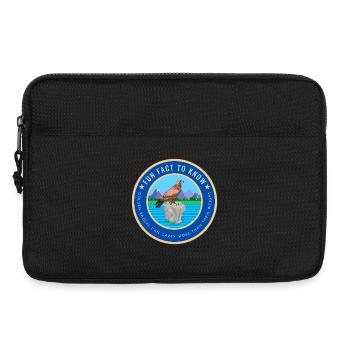 Golden Eagles can carry more than their weight - Laptop bag 13" - black - Front