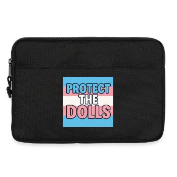 Protect The Dolls - Laptop bag 13" - black - Front