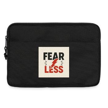 Motivierendes Power-Shock-Design - Laptoptasche 13" - Schwarz - Vorne
