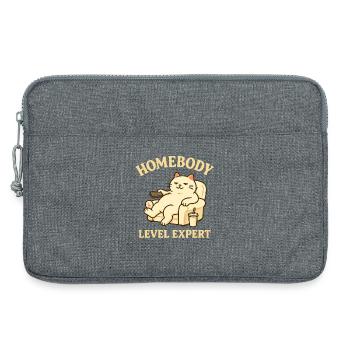 Stubenhocker: Level Experte - Laptoptasche 13" - Grau meliert - Vorne