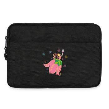 Fabulous flower fairy with butterfly - Laptop bag 13" - black - Front