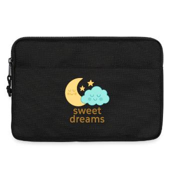 Nacht-Himmlisch Kissen-Design - Laptoptasche 13" - Schwarz - Vorne