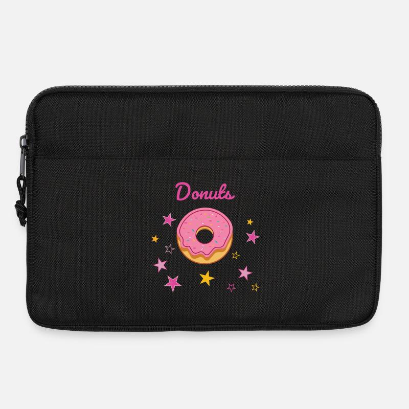 Donuts-02 - Laptoptasche 13" - Schwarz