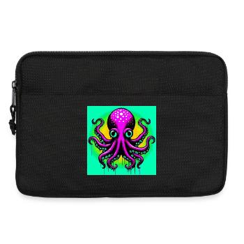 Krake - Laptoptasche 13" - Schwarz - Vorne