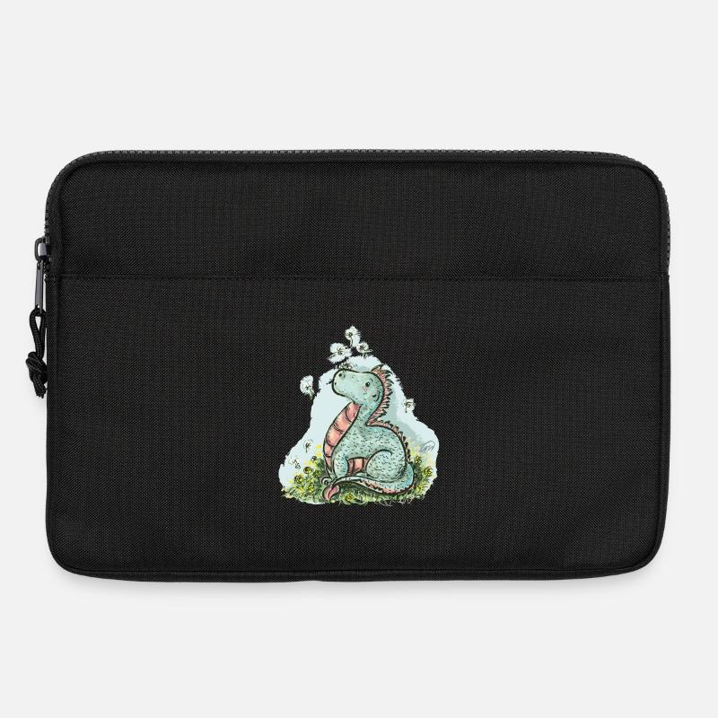 Kleiner Drache Manuel - Laptoptasche 13" - Schwarz