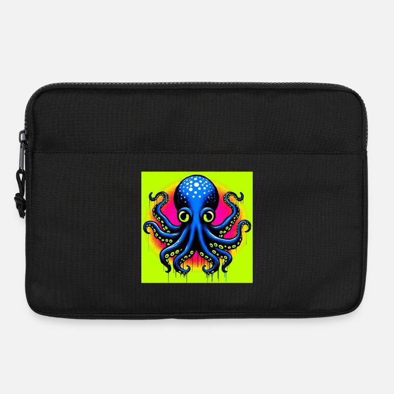 Krake - Laptoptasche 13" - Schwarz