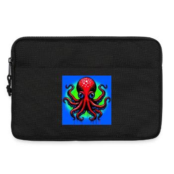 Pieuvre - Sacoche pour ordinateur portable 13 pouces - noir - Devant
