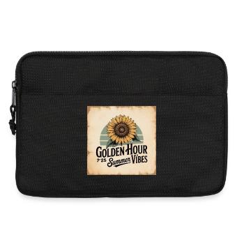 Sunflower Summer Vibes Inspired Design - Laptop bag 13" - black - Front