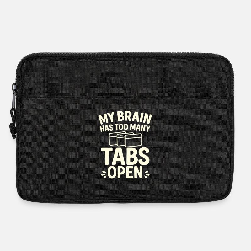 Tab-Overload - Laptoptasche 13" - Schwarz