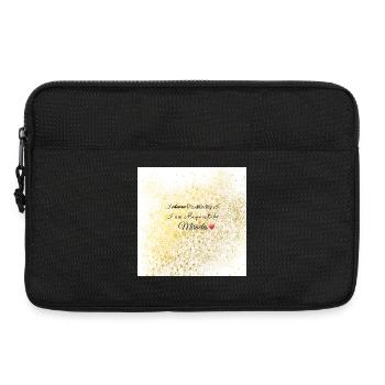 You are a Magnet! - Laptoptasche 13" - Schwarz - Vorne