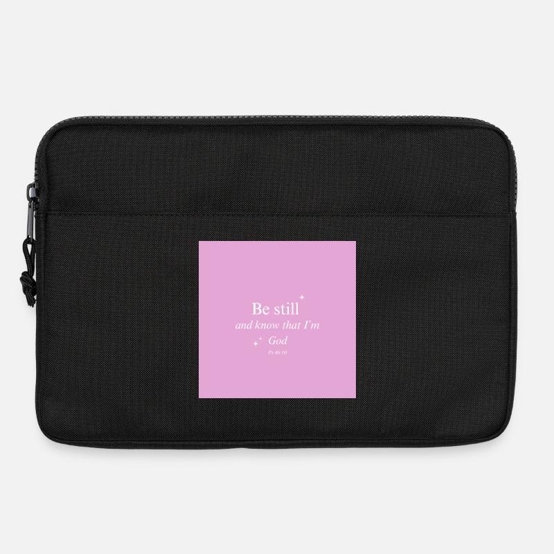 Be still and know that I'm God - Laptoptasche 13" - Schwarz