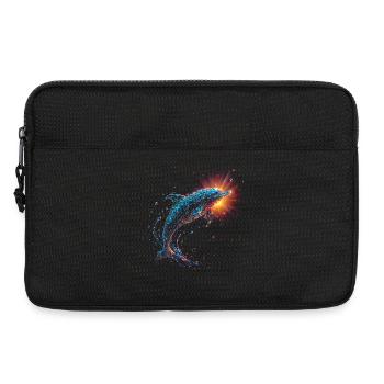 Delfin - Laptoptasche 13" - Schwarz - Vorne