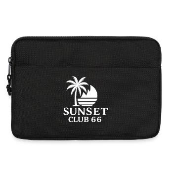 Sunset Club 66 - Marque Blanche - Sacoche pour ordinateur portable 13 pouces - noir - Devant