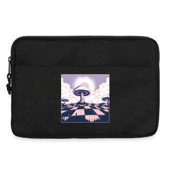 Dreamscape Mushroom Wonderland - Laptop bag 13" - black - Front