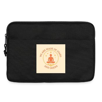 Méditation spirituelle Dharma Design - Sacoche pour ordinateur portable 13 pouces - noir - Devant
