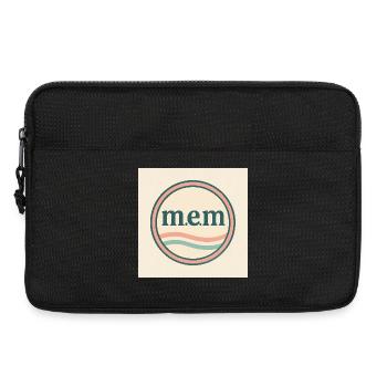 Mémoires dans la conception de l’eau - Sacoche pour ordinateur portable 13 pouces - noir - Devant