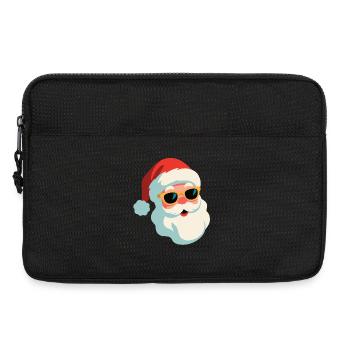 Père Noël décontracté avec lunettes de soleil - Sacoche pour ordinateur portable 13 pouces - noir - Devant