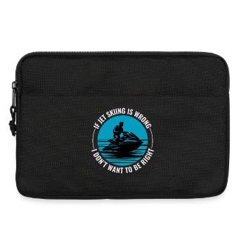 Jetski-Fahrer Ocean Lake Abenteuer - Laptoptasche 13" - Schwarz - Vorne