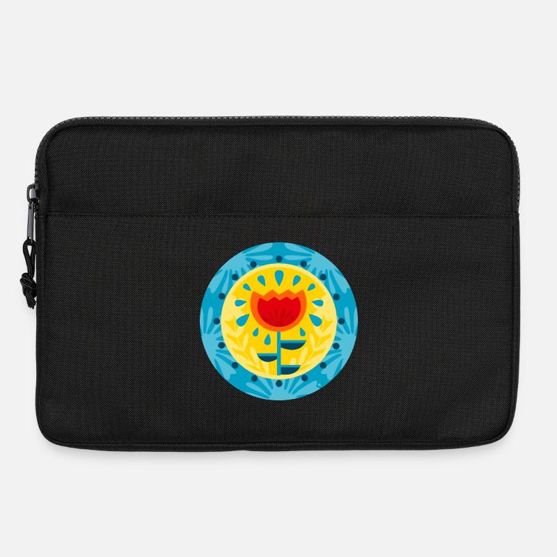POP BLUME - Laptoptasche 13" - Schwarz