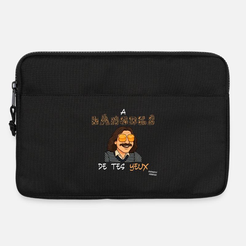 Mit den Augen nach Langres - Laptoptasche 13" - Schwarz