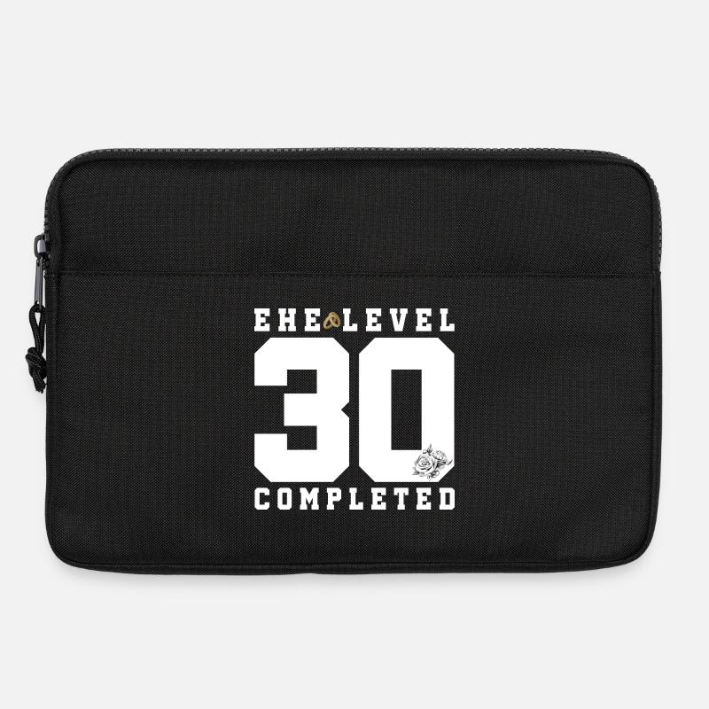 30th Wedding Anniversary - Laptop bag 13" - black