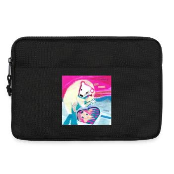 Affiche du profil d’Eisbaer - Sacoche pour ordinateur portable 13 pouces - noir - Devant