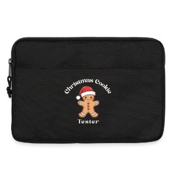 Gingerbread Man – Christmas Cookie Tester - Laptop bag 13" - black - Front