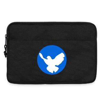 Dove of peace icon design - Laptop bag 13" - black - Front