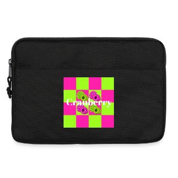 Beere & Farbenspiel Funkelndes Muster - Laptoptasche 13" - Schwarz - Vorne