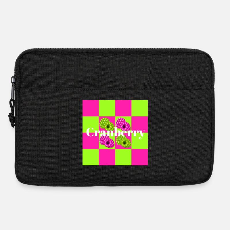 Beere & Farbenspiel Funkelndes Muster - Laptoptasche 13" - Schwarz