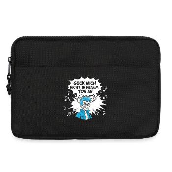 Design punk amusant avec mot-clé - Sacoche pour ordinateur portable 13 pouces - noir - Devant