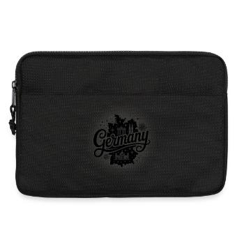 Allemagne - Conception de souvenirs - Sacoche pour ordinateur portable 13 pouces - noir - Devant