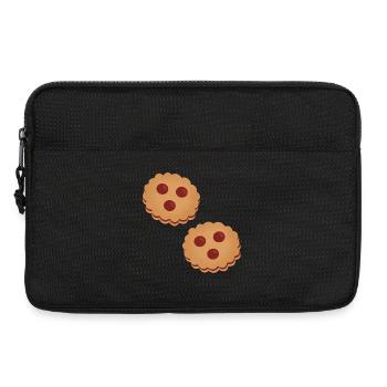 Biscuits fourrés à la confiture de Spitzbuben - Sacoche pour ordinateur portable 13 pouces - noir - Devant