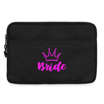 Conception de la mariée pour l’enterrement de vie de jeune fille Enterrement de vie de jeune fille - Sacoche pour ordinateur portable 13 pouces - noir - Devant