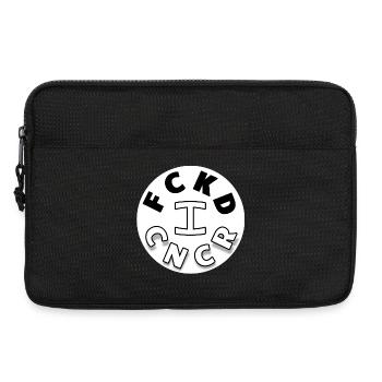 I FUCKED CANCER - Laptoptasche 13" - Schwarz - Vorne